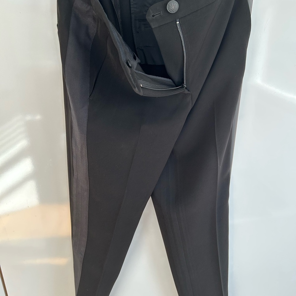Black women tuxedo Pants